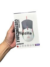 Gaming Mouse, Customizable Black & White Computer Mouse, Ergonomic Mouse picture