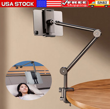 Long Arm Tablet Stand Phone Holder Lazy Bed Desk Mount For iPad iPhone Samsung picture