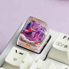 Handmade Pokemon Keycaps Custom Artisan Resin Pikachu Gengar Charizard Snorlax picture