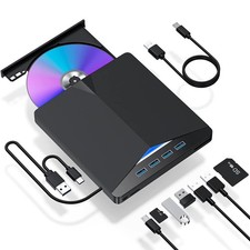 External CD DVD Drive USB 3.0 Writer Burner Player for PC Laptop Windows 11 10 picture