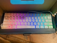 MageGee TS91 Mini Gaming/Office Keyboard USB Wired White picture