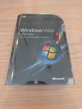 Microsoft Windows Vista Ultimate Full 32 Bit & 64 Bit DVDs =NEW SEALED BOX= picture