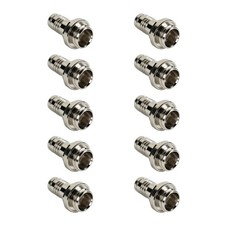 G1/4 Male Thread Barb Fitting 10 PCS 7-8mm ID Soft Tube PC Water Cooling picture