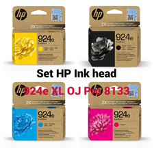 Original HP 924e EvoMore XL High Yield Ink Cartridge Set Black Cyan Mag Yell picture