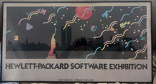 Hewlett Packard Software Exhibition Poster Very Rare  1985 Framed Poster picture