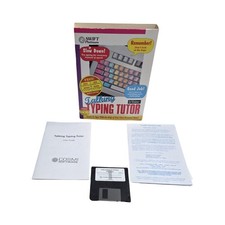 Talking Typing Tutor Swift Platinum Vintage PC Software Floppy Disk Cosmi Retro picture