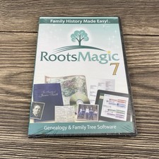 RootsMagic 7 Family Tree Genealogy CD Roots Magic 2015 New Sealed Disc Only picture