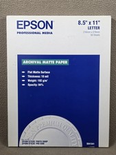 EPSON S041341 Enhanced Matte Paper (Archival Matte Paper) Professional 8.5 x 11 picture