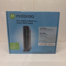 Motorola N450 N Router with 8 x 4 DOCSIS 3.0 Cable Modem MG7315 NIB picture