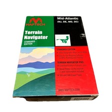 Maptech Mid Atlantic Map Software PC CD-ROM Terrain Navigator Pro NJ DE MD DC picture