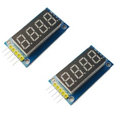 2 PCS 4 Digit 7 Segment Display LED 74HC595 Driver With 4 Dots For Arduino picture