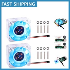 40mm DC Brushless Cooling Fan Set for Raspberry Pi - Whisper-Quiet & Effective picture