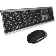 Space Gray Wireless Keyboard and Mouse Set for Mac Bluetooth Multi Device Com... picture