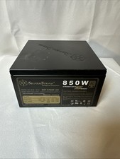 SilverStone SST-ST85F-GS 80 Plus Gold 850W Power Supply ATX -TestsGood No Cables picture