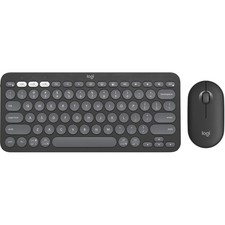Logitech Pebble 2 Wireless Keyboard and Mouse Combo Tonal Graphite 920-012061 picture