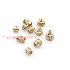 Threaded Inserts, Brass Heat Set Insert M2 M2.5 M3 M4 M5 M6 Female Thread Metric picture