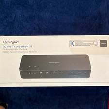 Kensington EQ Pro Thunderbolt 5 Docking Station for MacBook, Black Aluminum picture