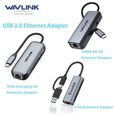 USB C 5G/2.5G Laptop Network Adapter Ethernet Adapter Type-C to RJ45 Aluminum picture