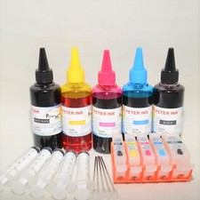 5X100ML Dye refill Ink kit Canon PGI-220 CLI-221 MX860 MX870 MP540 MP550 MP560 picture