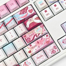 Elysia Side Printed PBT Keycap Honkai Impact 3 Anime Mechanical Keyboard Decor picture